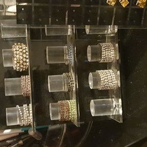 Rings and earrings
